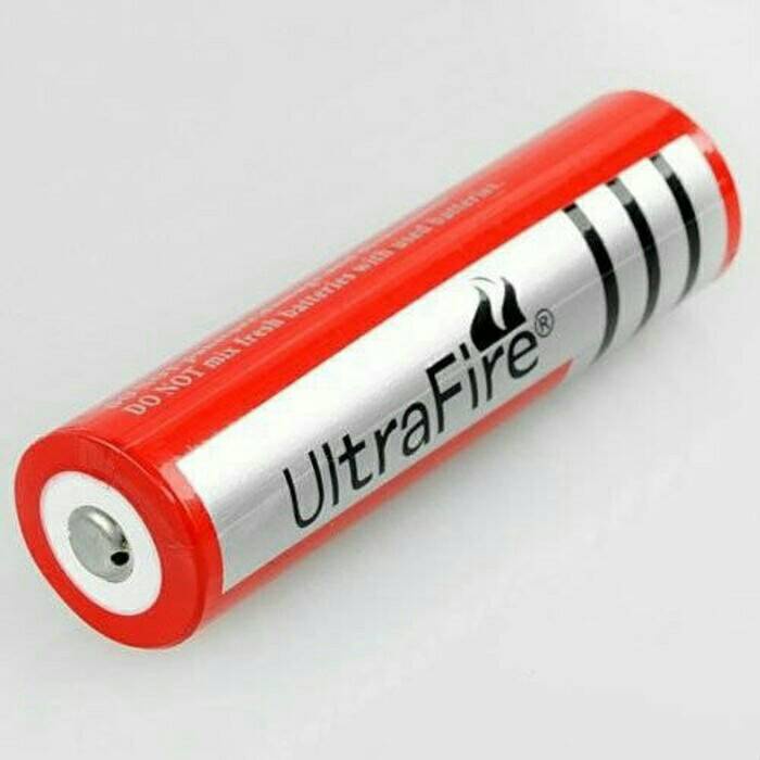 Ultrafire Baterai Li-ion 18650 6000mAh 3.7V Button Top - BRC 18650