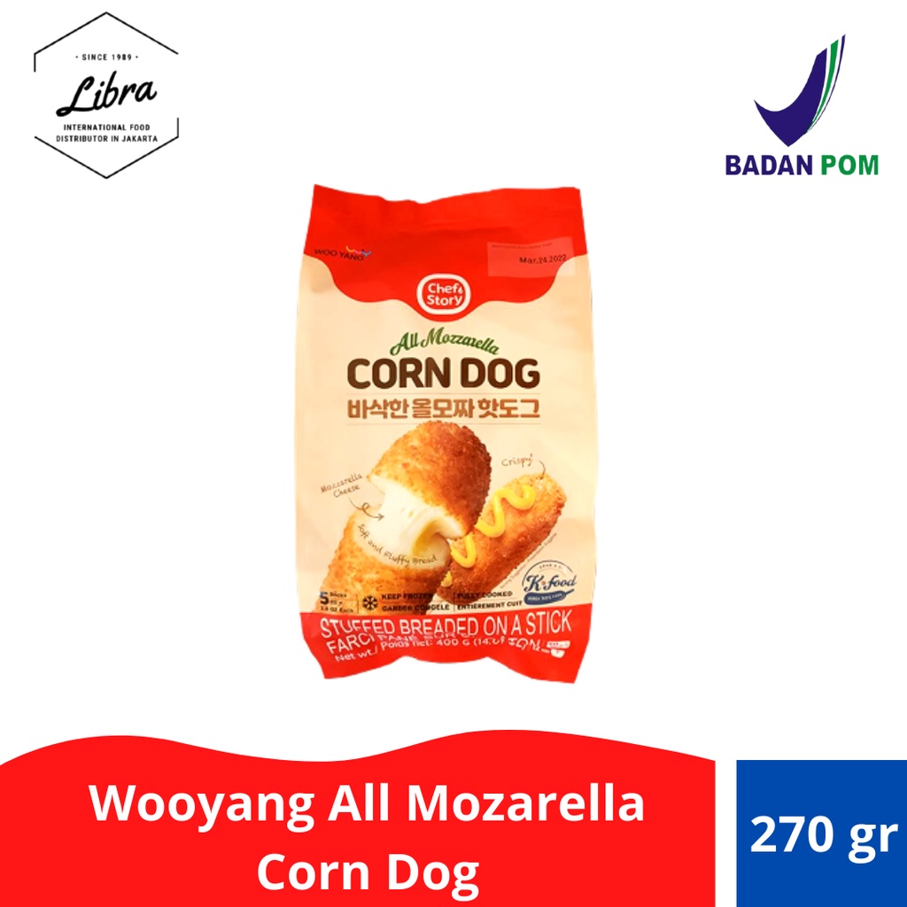 

Wooyang All Mozarella Corn Dog (5pcs)