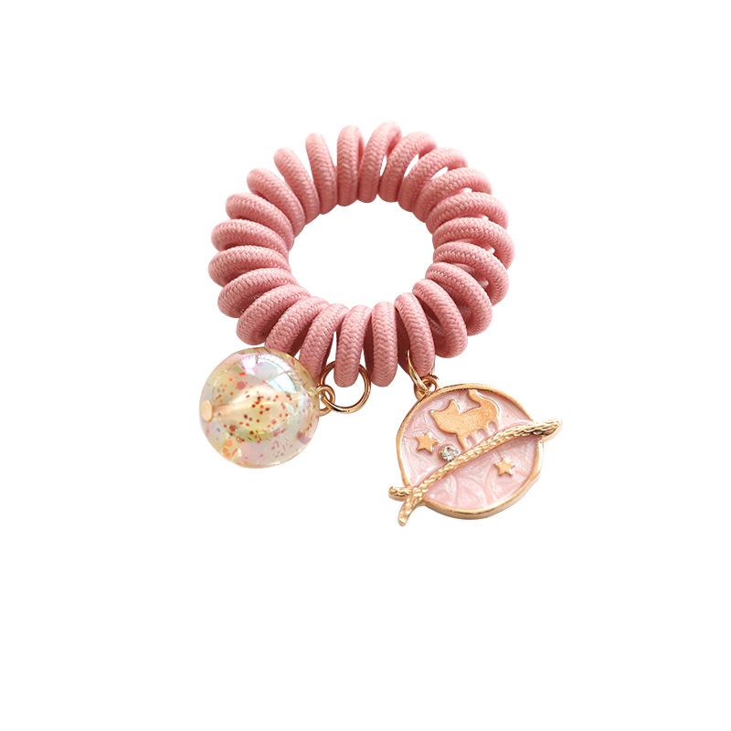BUY ONE GET ONE Kucing lucu telepon tali rambut cincin BUY ONE GET ONE Kucing lucu telepon tali rambut cincin