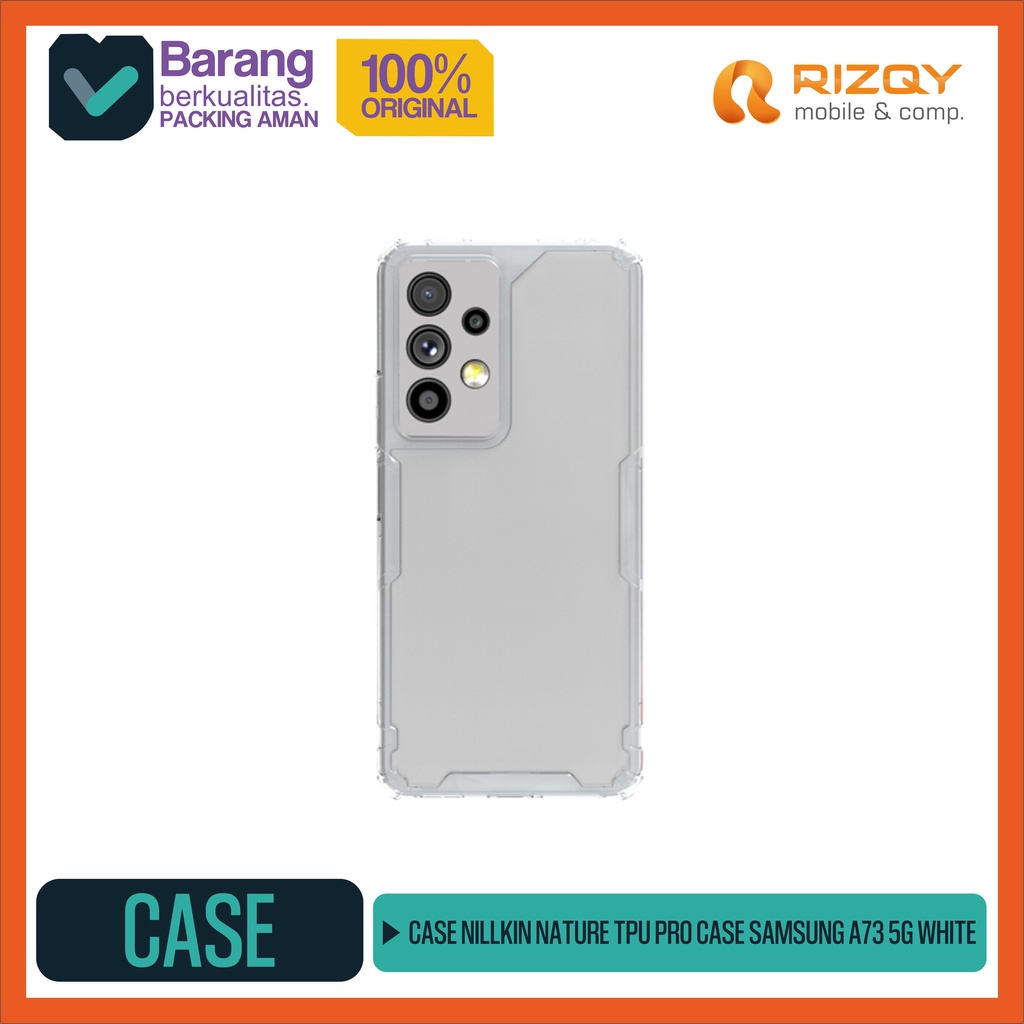CASE NILLKIN NATURE TPU PRO CASE SAMSUNG A73 5G WHITE