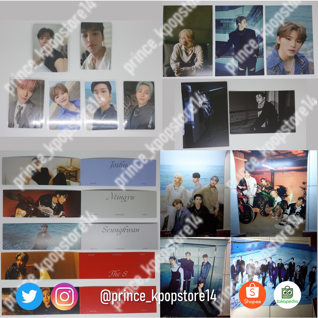 SEVENTEEN ATTACCA ALBUM Photocard PC Scoups Jeonghan Joshua Jun Hoshi Wonwoo Woozi The8 Mingyu DK Se