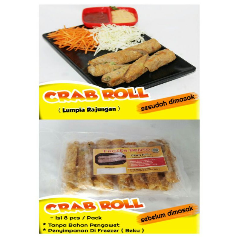 

crab roll rajungan