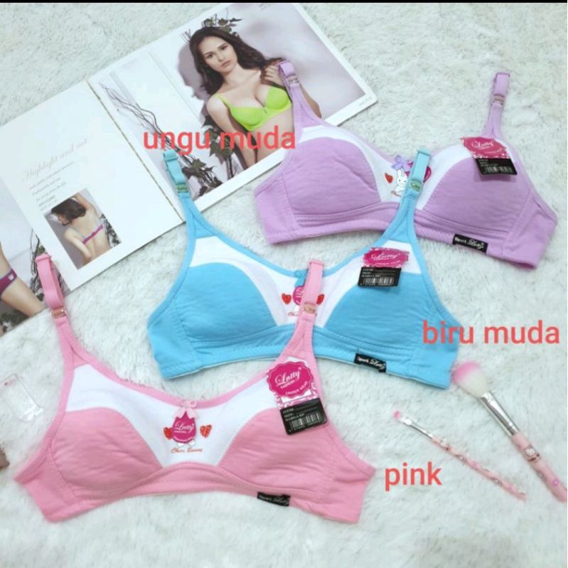 Sport Bra ABG Lutty Anak Perempuan Miniset BH Remaja Import Adem Mini Set SD SMP