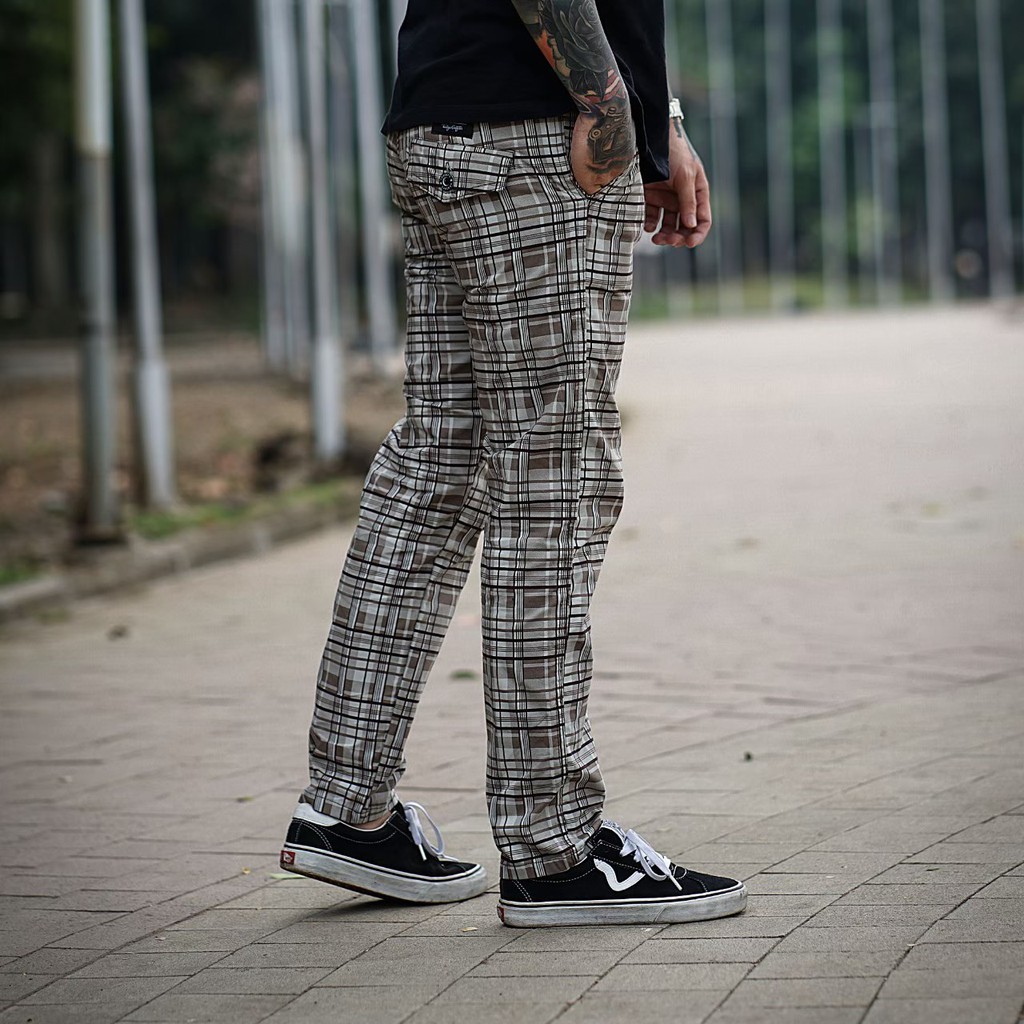 Celana Tartan / LP Amara / Celana Chino Kotak-Kotak