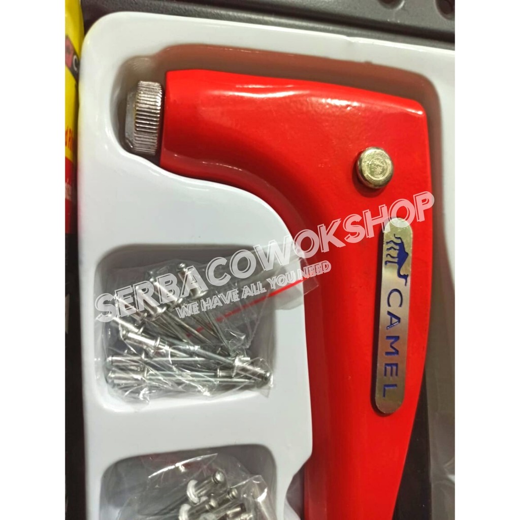 Camel Tang Rivet Hand Riveter Rifet Otomatis + Paku Tembak Termurah Berkualitas