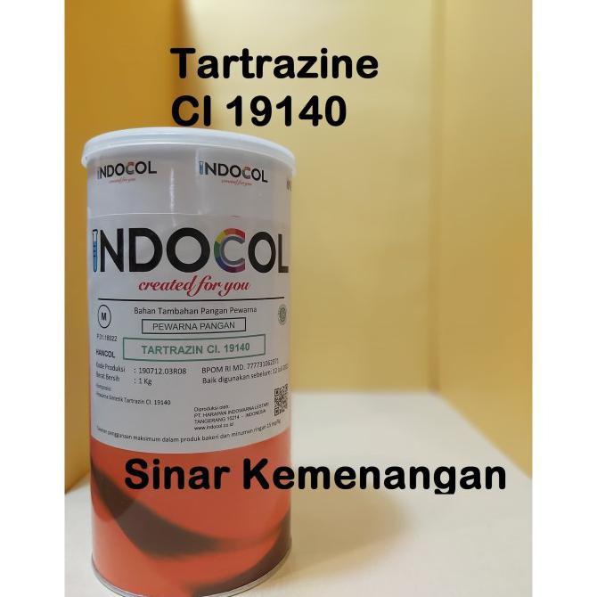 

Diskon Pewarna makanan Indocol Tartrazine CI 19140 Diskon