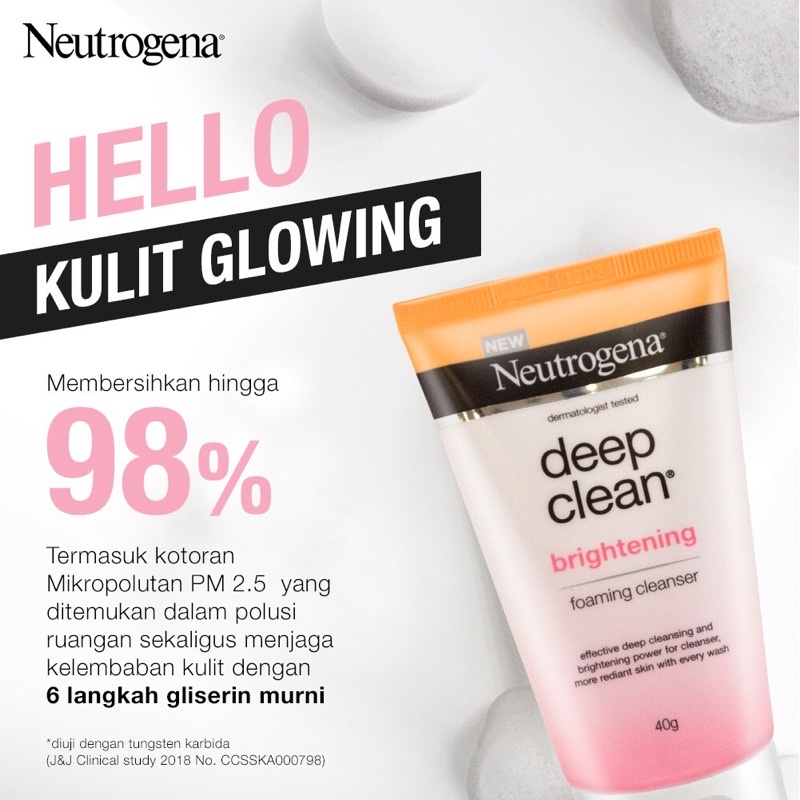 Neutrogena Deep Clean Brightening Foaming Cleanser