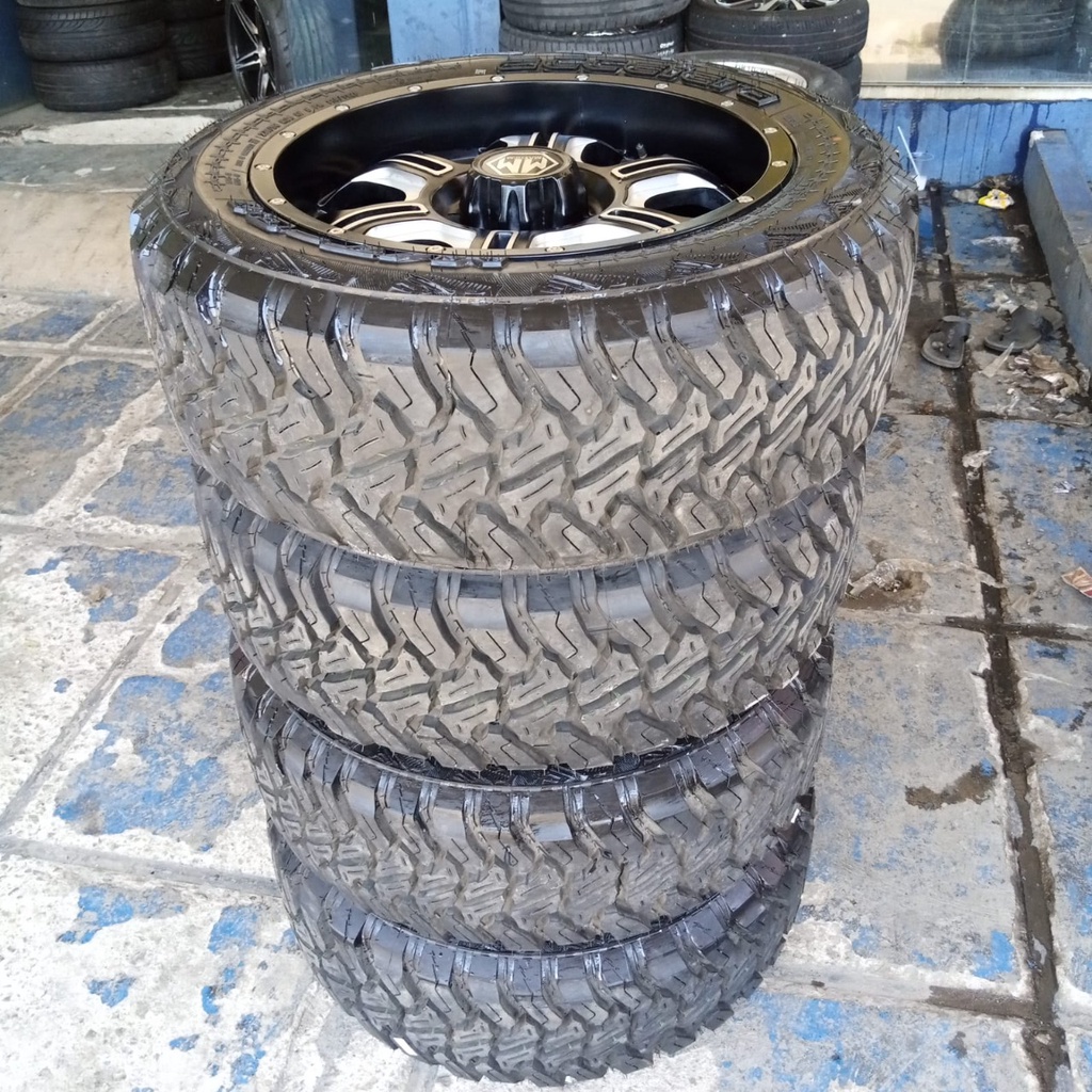 VELG PELEK VELEG RACING MOBIL SEKEN BEKAS HSR MAYHEM RING 20 LEBAR 9 PCD 6X139,7 ET 18 + BAN ACCELER