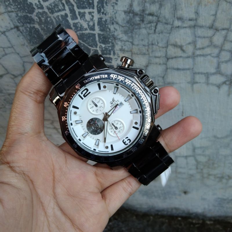 Ready jam tangan pria terLARIS MIRETE Original tanggal aktif.