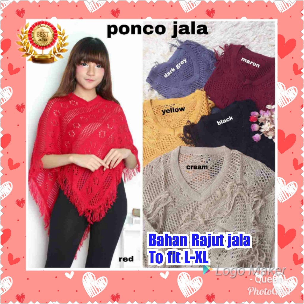 TERMURAH PONCO JALA /OUTWEAR / CAPE/ BLOUSE/TERBARU / TERPOPULER / TERLARIS / PESTA/TERMURAH