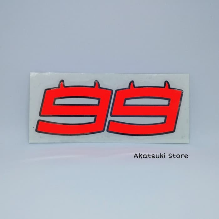 Sticker Stiker 99 Lorenzo Motogp