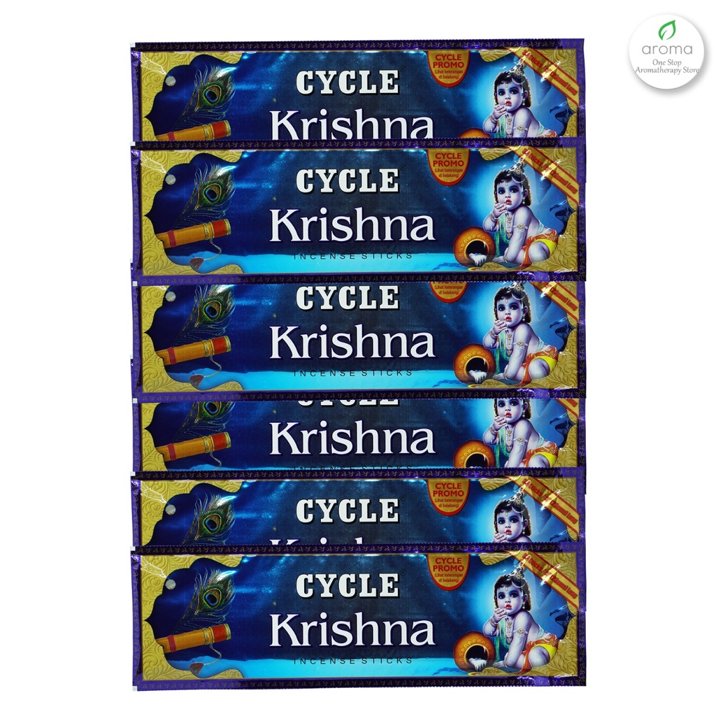 Dupa India (Aromaterapi) Pouch Plastic - Cycle Krishna 35 sticks