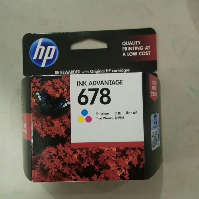 HP Tinta  678 Tri Color Original Ink Advantage Cartridge [CZ108AA]