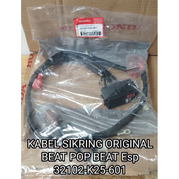 KABEL SIKRING BEAT Esp SUB HARNESS BATT ORIGINAL 32102-K25-601