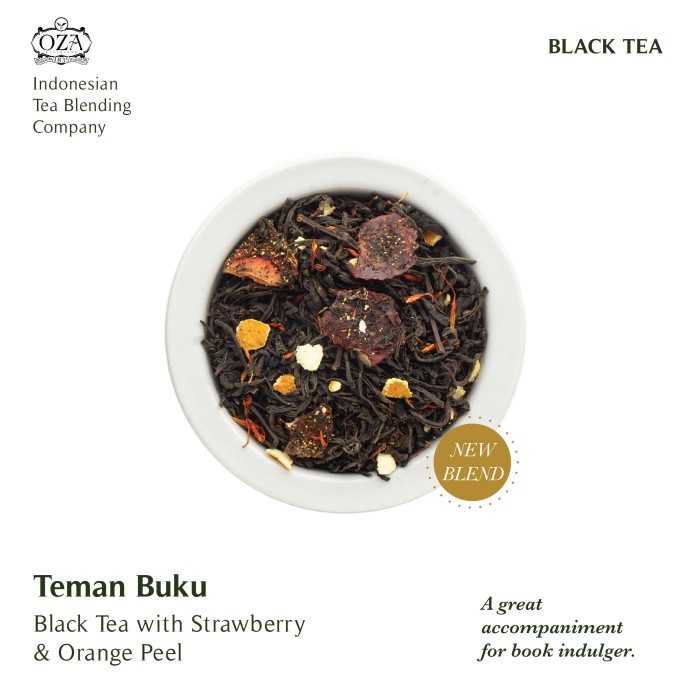 

teh-daun- oza tea - teman buku | black tea | 40 gram (20 cups) -daun-teh.