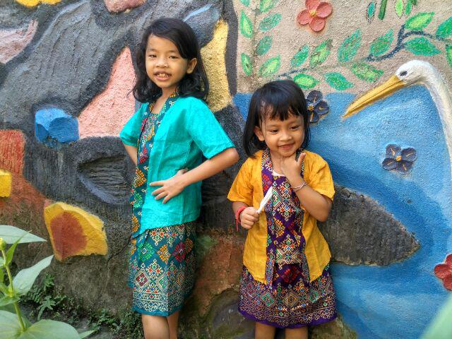 Kebaya Kutubaru Batik Anak