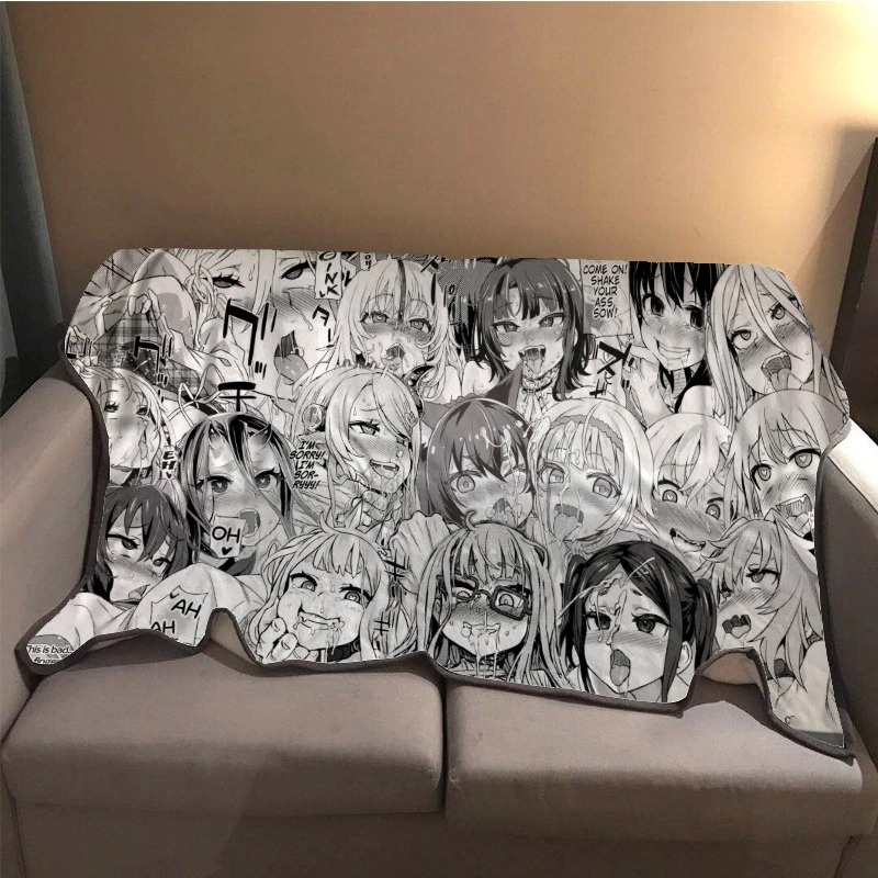Selimut Anak Dewasa Blanket Manga Ahegao