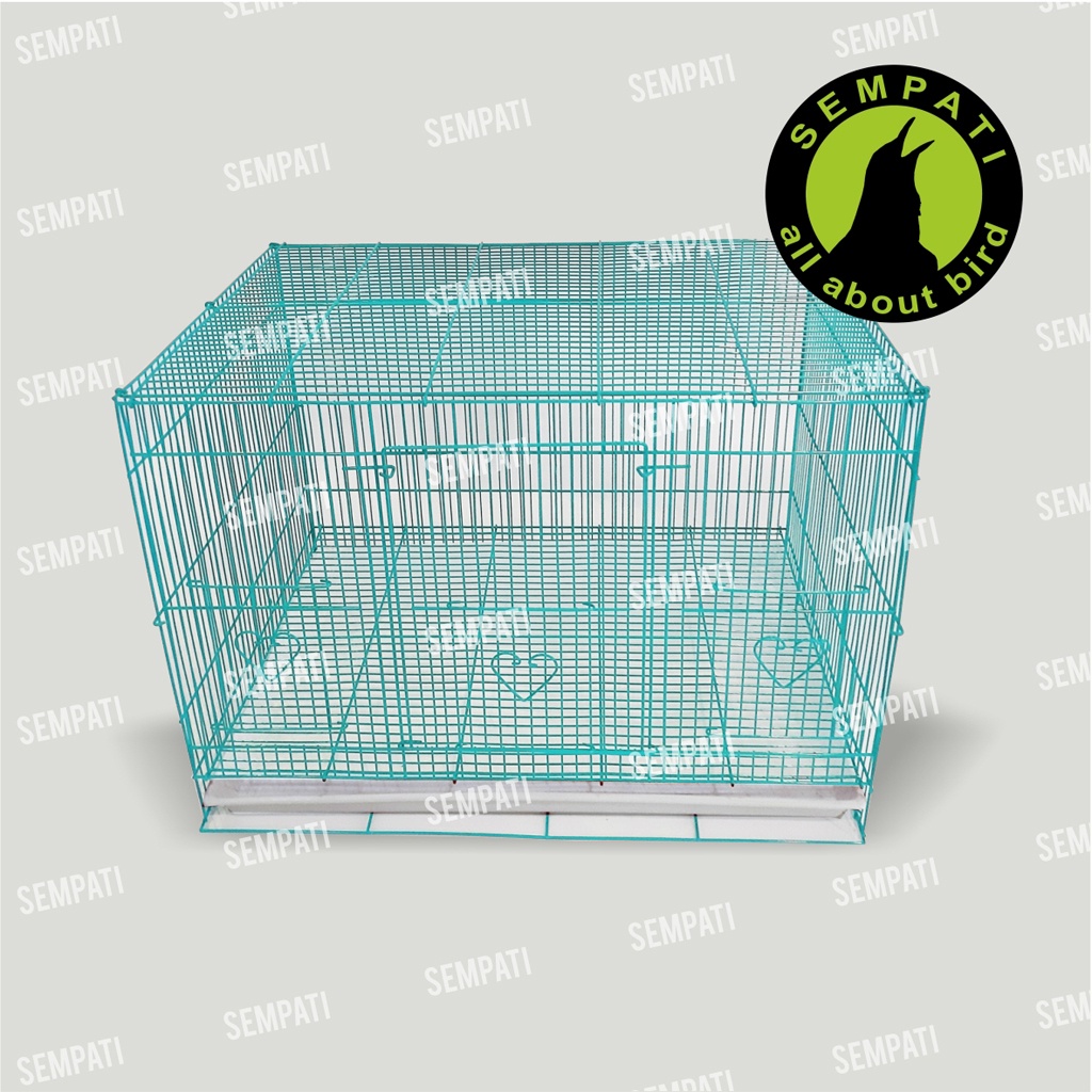 SANGKAR BURUNG KANDANG BURUNG BESI UMBARAN IMPORT KANDANG SANGKAR LOVEBIRD KUCING KELINCI HAMSTER LIPAT UMB-BLUE OCEAN