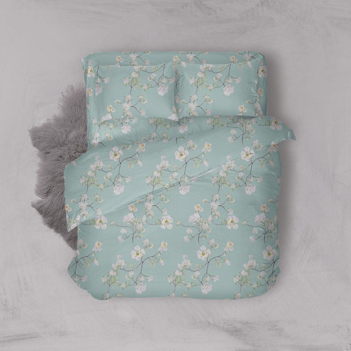 Sprei Sprei Nyenyak Acacia - 180x200x30 / 160x200x30 / 120x200x30 - Single(G7B0) Sprei Halus dan Teb