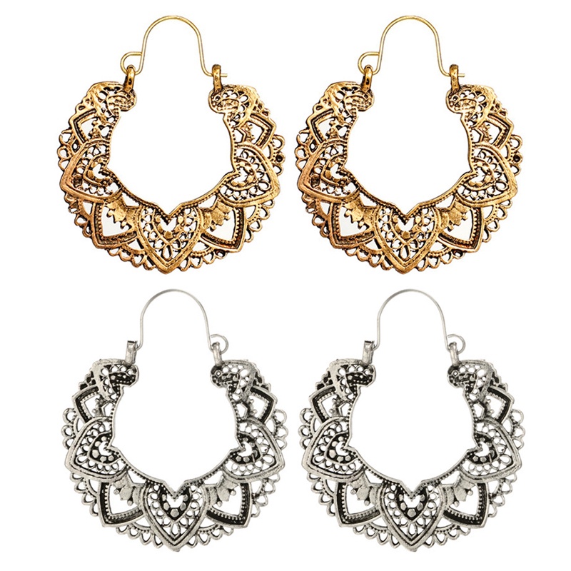 Anting Hoop 925 Silver Gaya Elegan Untuk Wanita