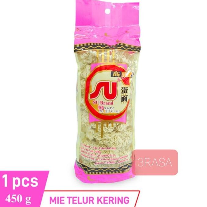 

Mie Telur Kering Su Brand 450gr Egg Noodle