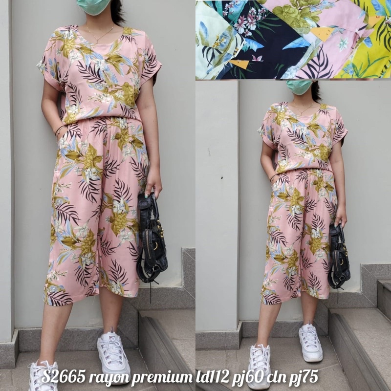 DAY DREAM SET PREMIUM RAYON SETELAN SANTAI