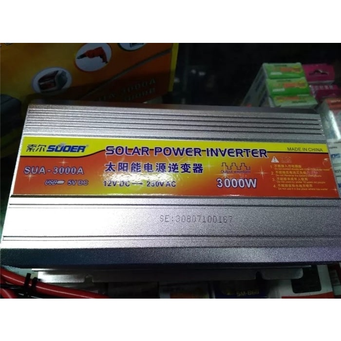 Power Inverter DC to AC 3000 Watt 3000watt 3000w SUOER SUA-3000A