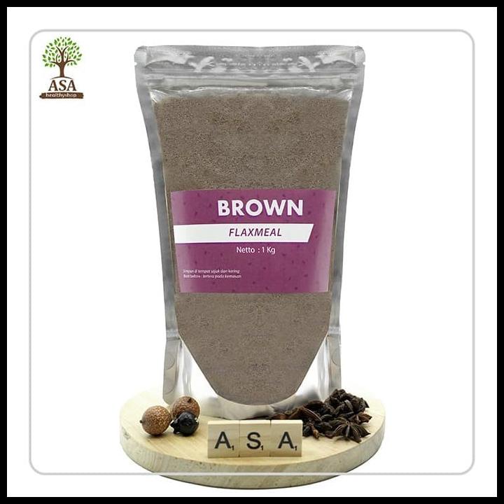 

Brown Flax Meal / Flax Powder / Bubuk Rami Coklat 1 Kg