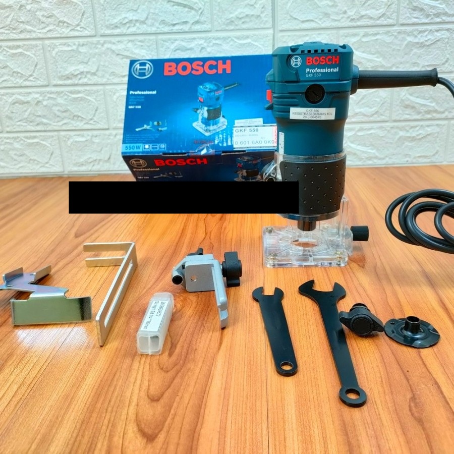 BOSCH GKF Mesin profil kayu 1/4 INCH Router Trimmer