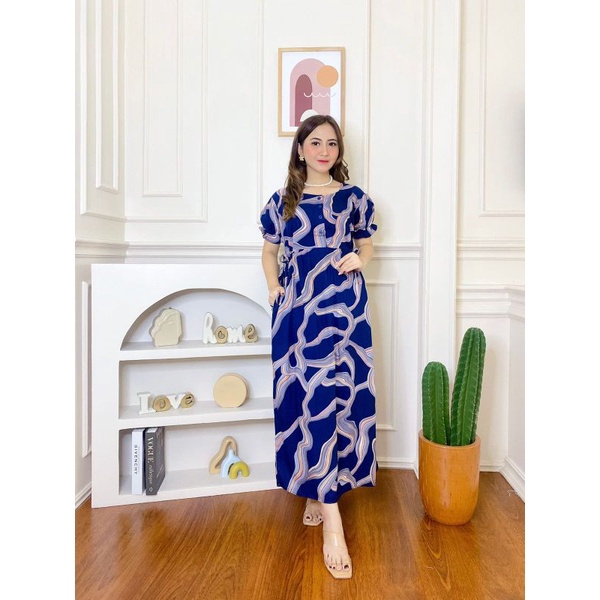 SHAKILA DRESS BY. KANAYA 100 ORIGINAL / DRESS KEKINIAN WANITA/ DRESS KEKINIAN MURAH/ DRESS RAYON PRE