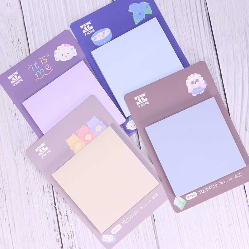 KENSHO Sticky Notes Warna Pastel Polos Aesthetic Import Korea / Stick Note / Sticker Penanda Import / Memo Tempel