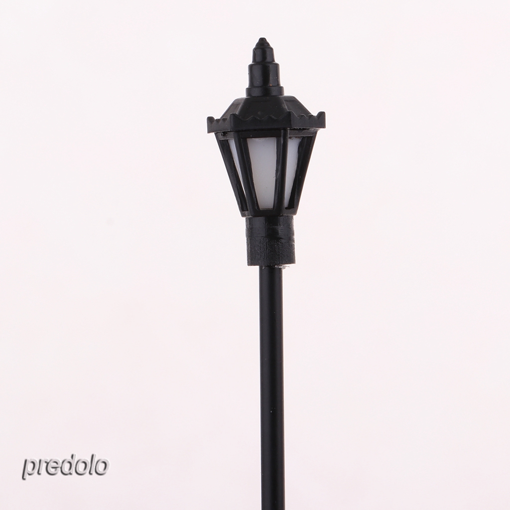 【COD】20Pcs Miniatur Lampu Jalan Skala 1: 150 untuk Dekorasi Taman