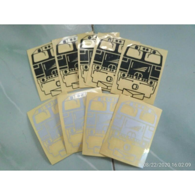 

stiker cutting Loko Lokomotif CC206 CC 206 PT.KAI