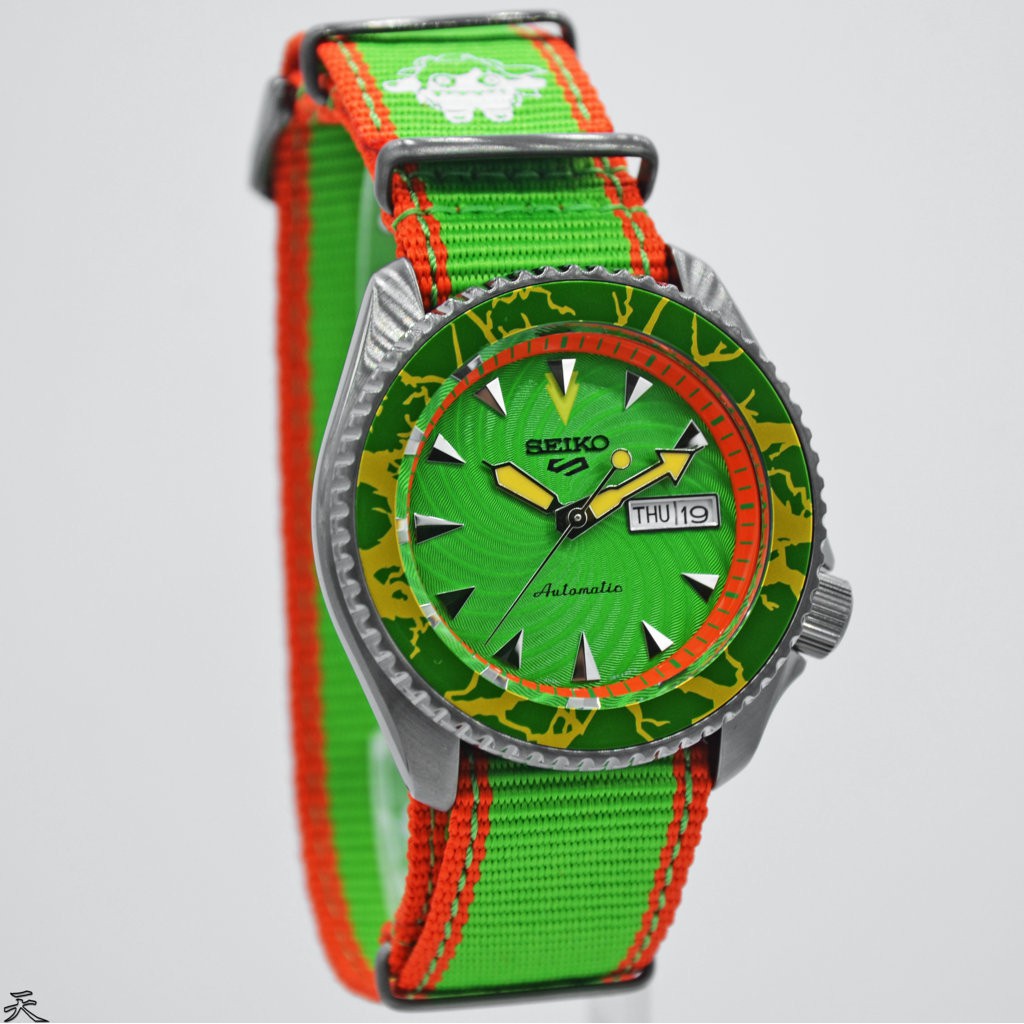 JAM TANGAN PRIA SEIKO Street Fighter BLANKA SRPF23K1 Original