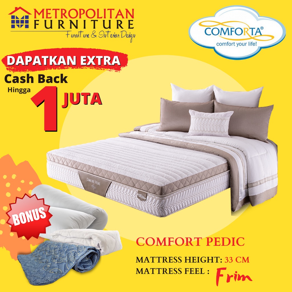 Kasur Springbed Comforta Comfort Pedic / Spring bed matras