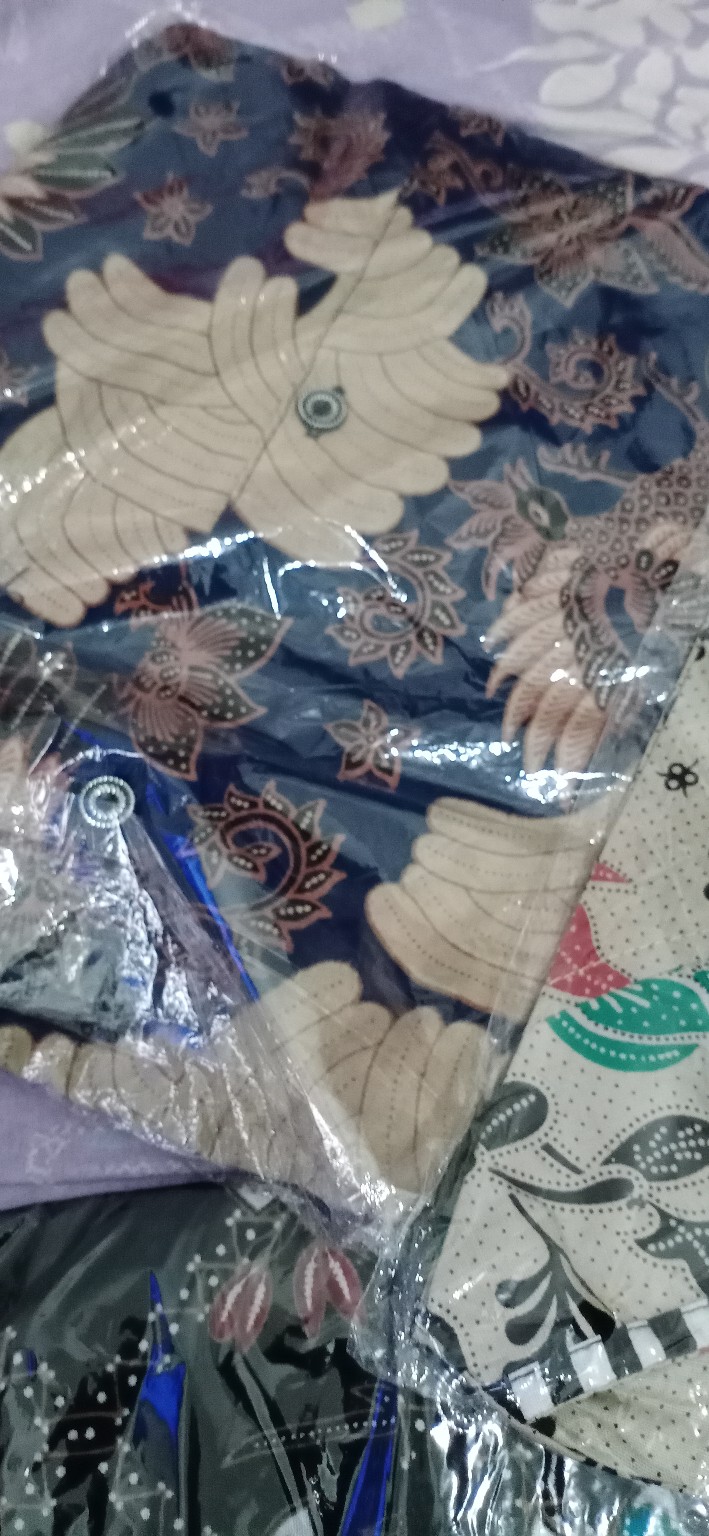 Blouse Batik Atasan Batik Wanita Dolby Dolbi Dobby Tenun Sutra Tulis Halus Katun Atbm Rissa Batik