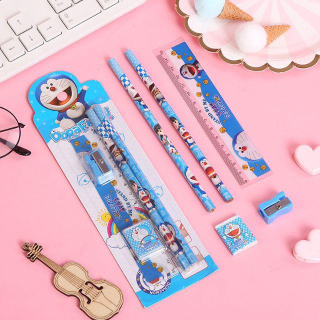 

Set Pensil Set Karakter 5in1 Motif Kartun ST162 Set Alat Tulis Sekolah 5 in 1 Mini Stationary