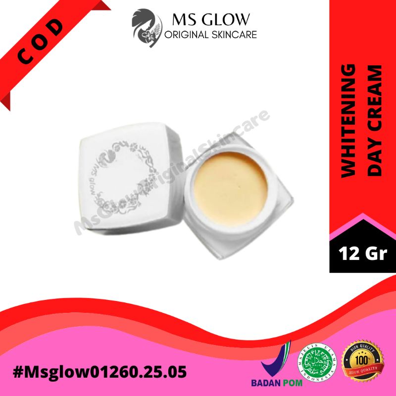 Ms Glow Whitening Day Cream Krim Pagi Whitening Luminous Ultimate Acne Ms Glow Original