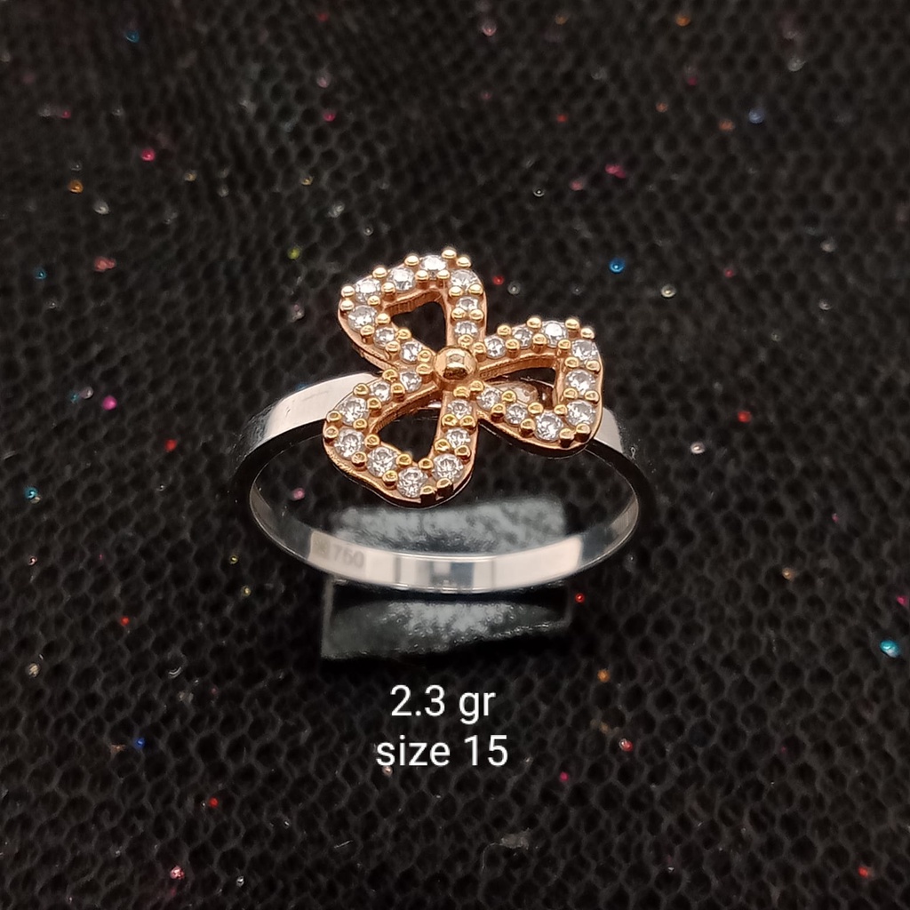 Cincin Emas 17K - 2.3 gr Kadar 750 - 159