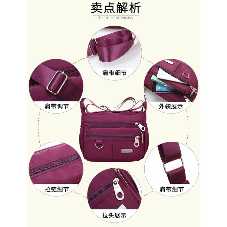 TAS SELEMPANG WANITA ANTI AIR BATAM IMPORT KOREA DALIMA MURAH KERJA BAG TERBARU IMPORT PREMIUM STYLE