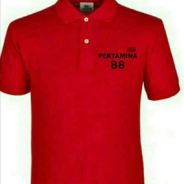 KAOS KERAH MANOR PERTAMINA88 BIG SIZE/BAJU SIZE BESAR PERYAMINA88/POLOSHIRT JUMBO(2XL,3XL,4XL)