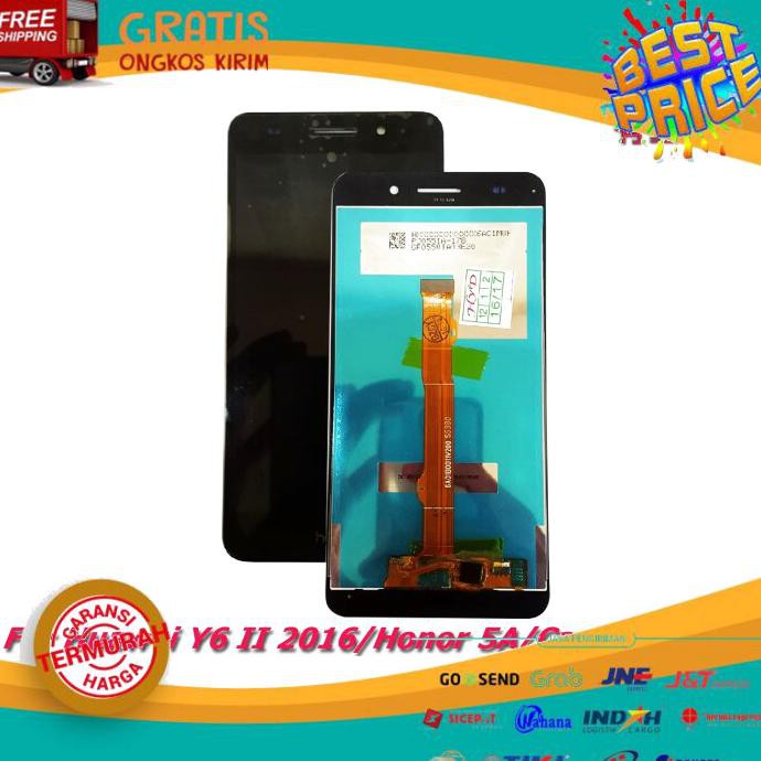 SPAREPART HP LCD TOUCHSCREEN TS HUAWEI Y6 II 2016 HONOR 5A BLACK LCD TERLENGKAP