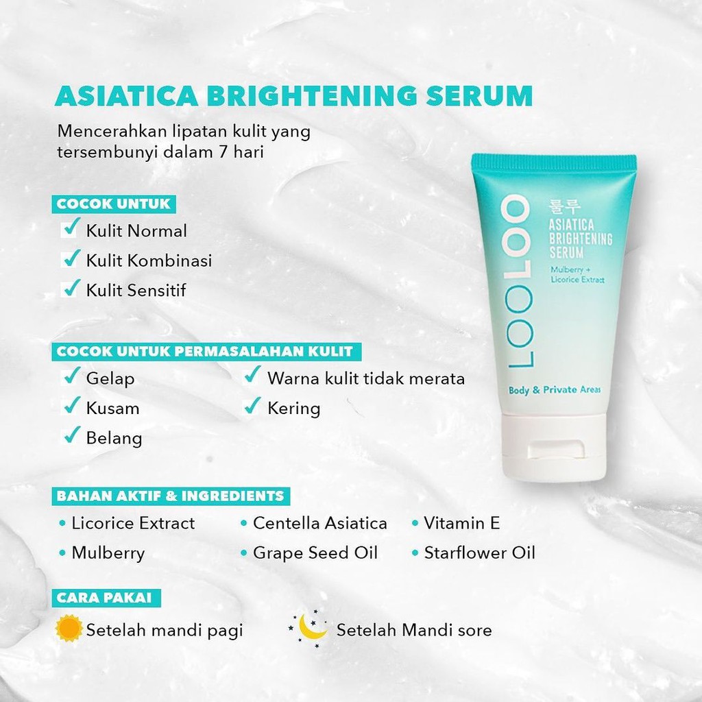 LOOLOO Asiatica Brightening Serum 30ml