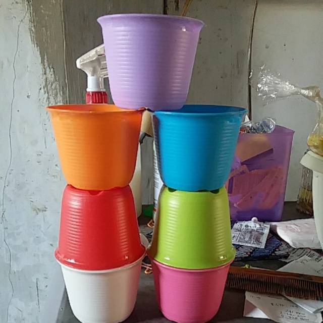 Pot bunga NKT sekulen 09 warna warni Shopee Indonesia Pot bunga NKT sekulen 09 warna warni Shopee Indonesia