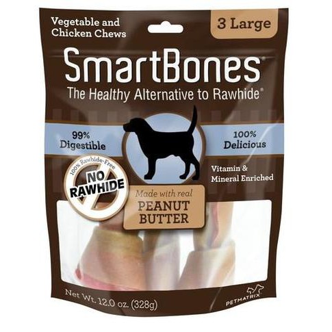 

Smartbones Dental Chew LARGE 3pcs ( Snack untuk Anjing)