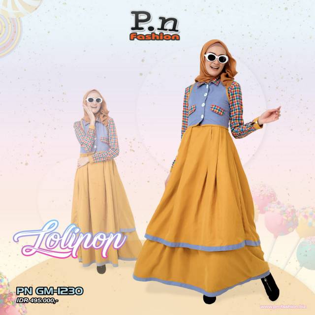 PN GM 1230 kuning original pn fashion edisi lolipop
