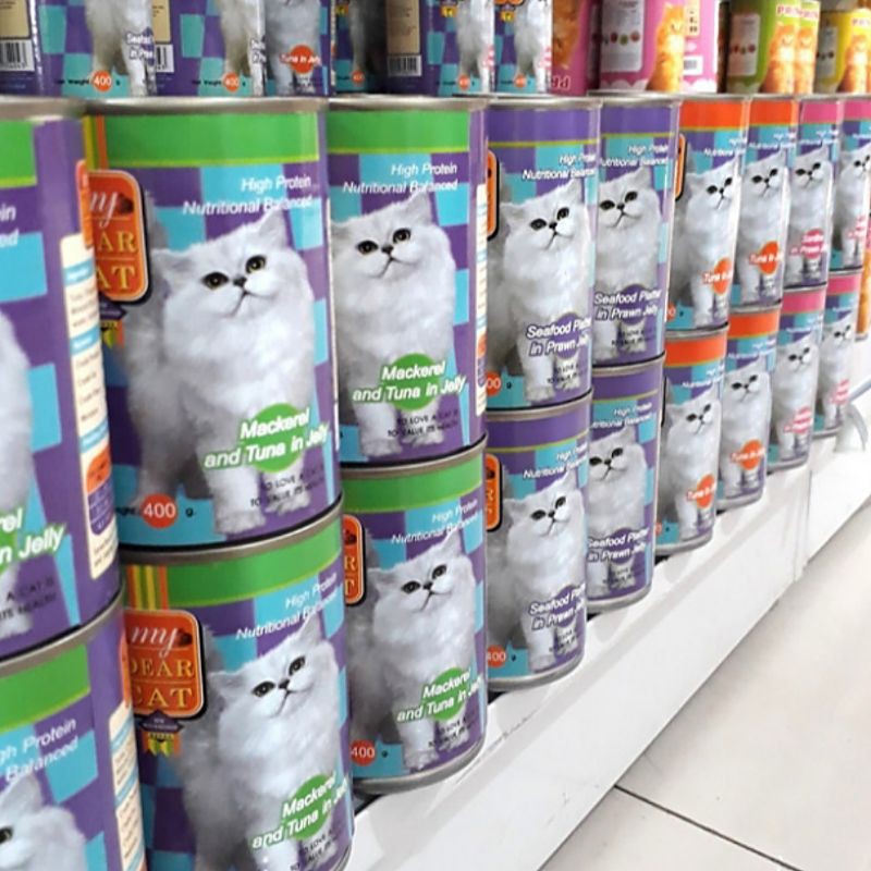 Makanan kucing My dear cat kaleng 400gr ( isi 12 pcs) All varian / wet food / Cat food