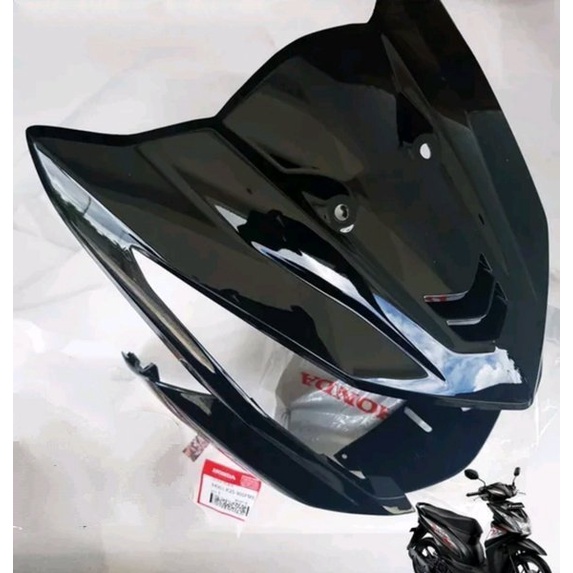 COVER KAPER TAMENG LAMPU DEPAN BEAT BIT FI INJEKSI HITAM 2012 2013 2014 2015 2016 .64301K25900FMB 64301-K25-900FMB