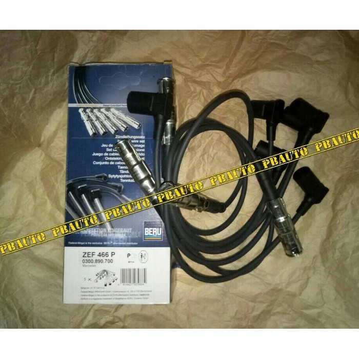 Kabel Busi 200/230E w124 BERU Mercy sparepart Onderdil Mercedes Benz 200 200e 230e W124 230E