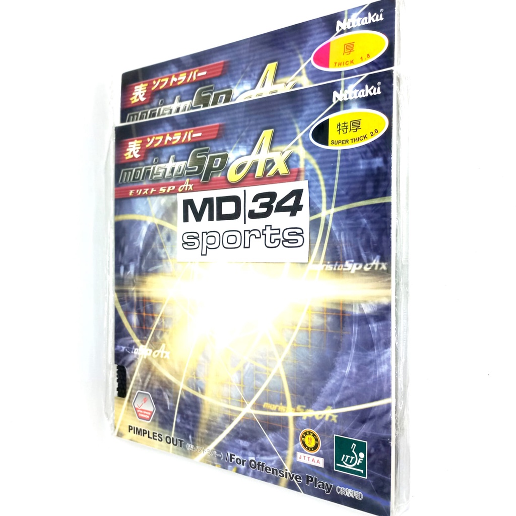 KARET NITTAKU MORISTO SP AX - Karet / Rubber / Bet pingpong murah